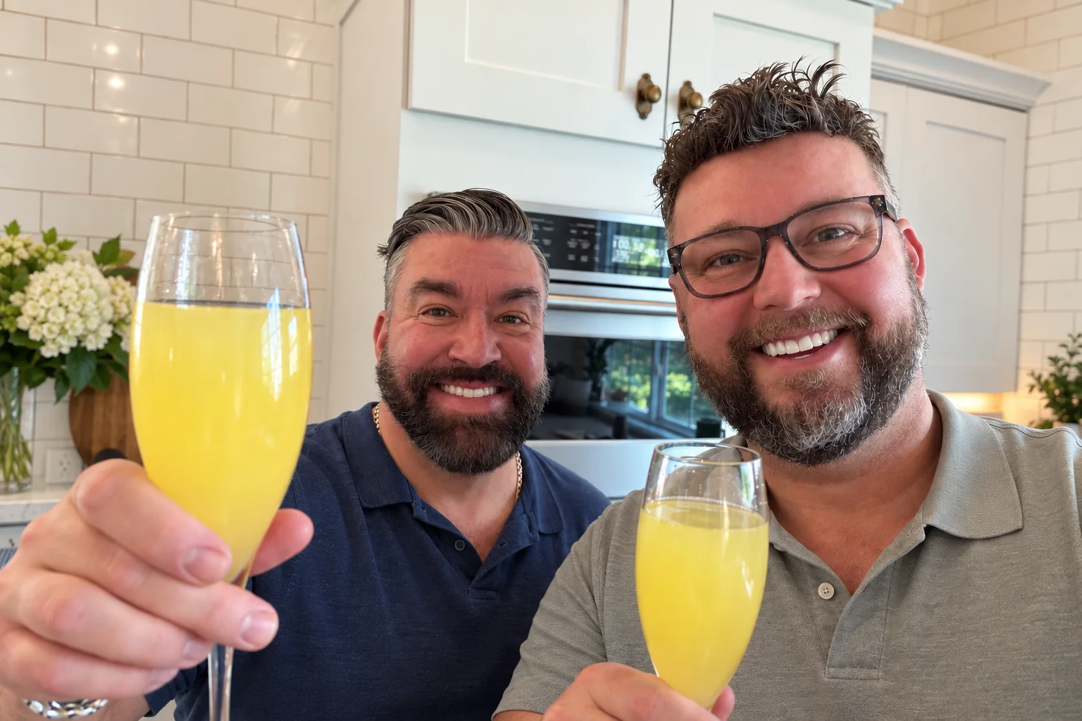 Steve and CJ together at home in Detroit