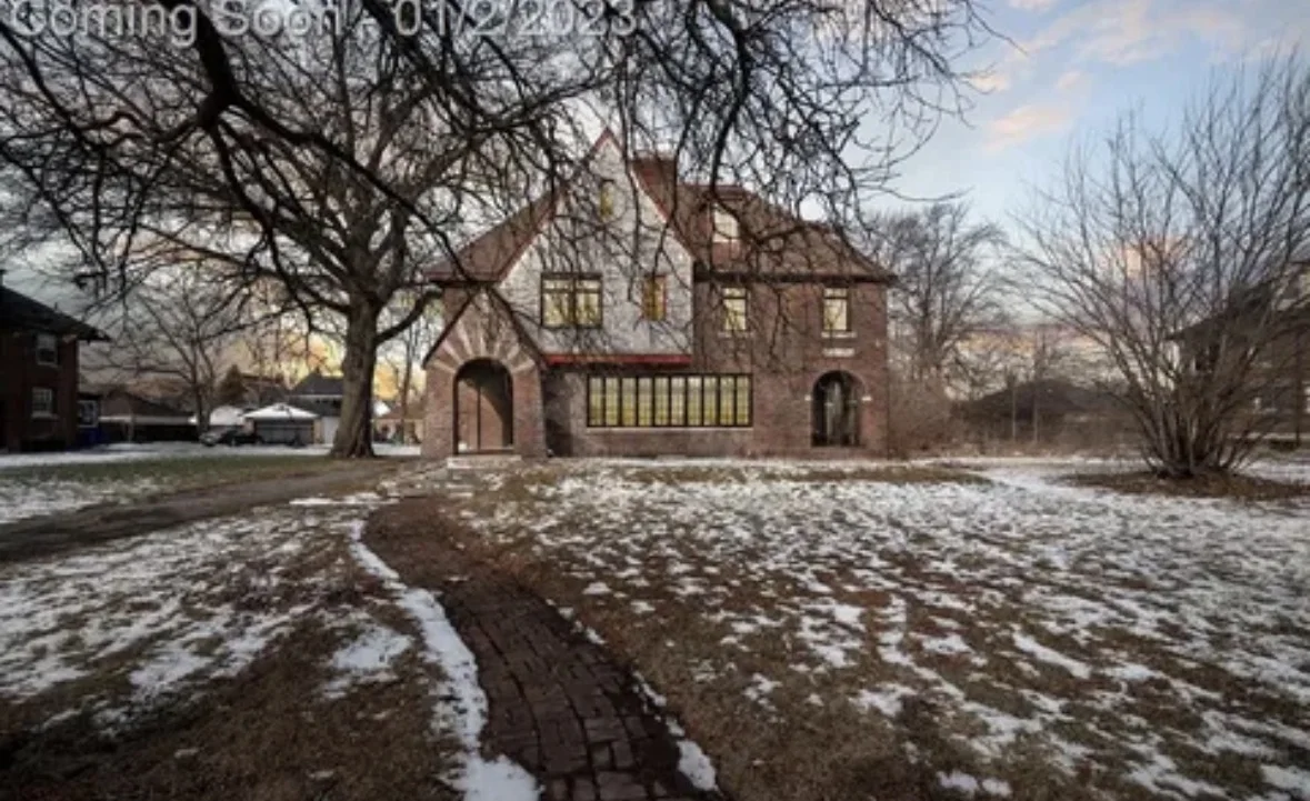 The large Tudor-style Boston-Edison house Steve and CJ considered buying in early 2023