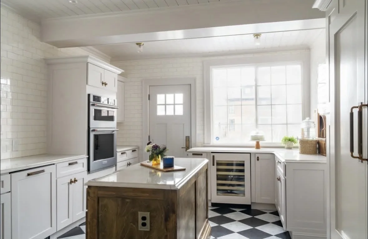 Finished kitchen at The Meeks House