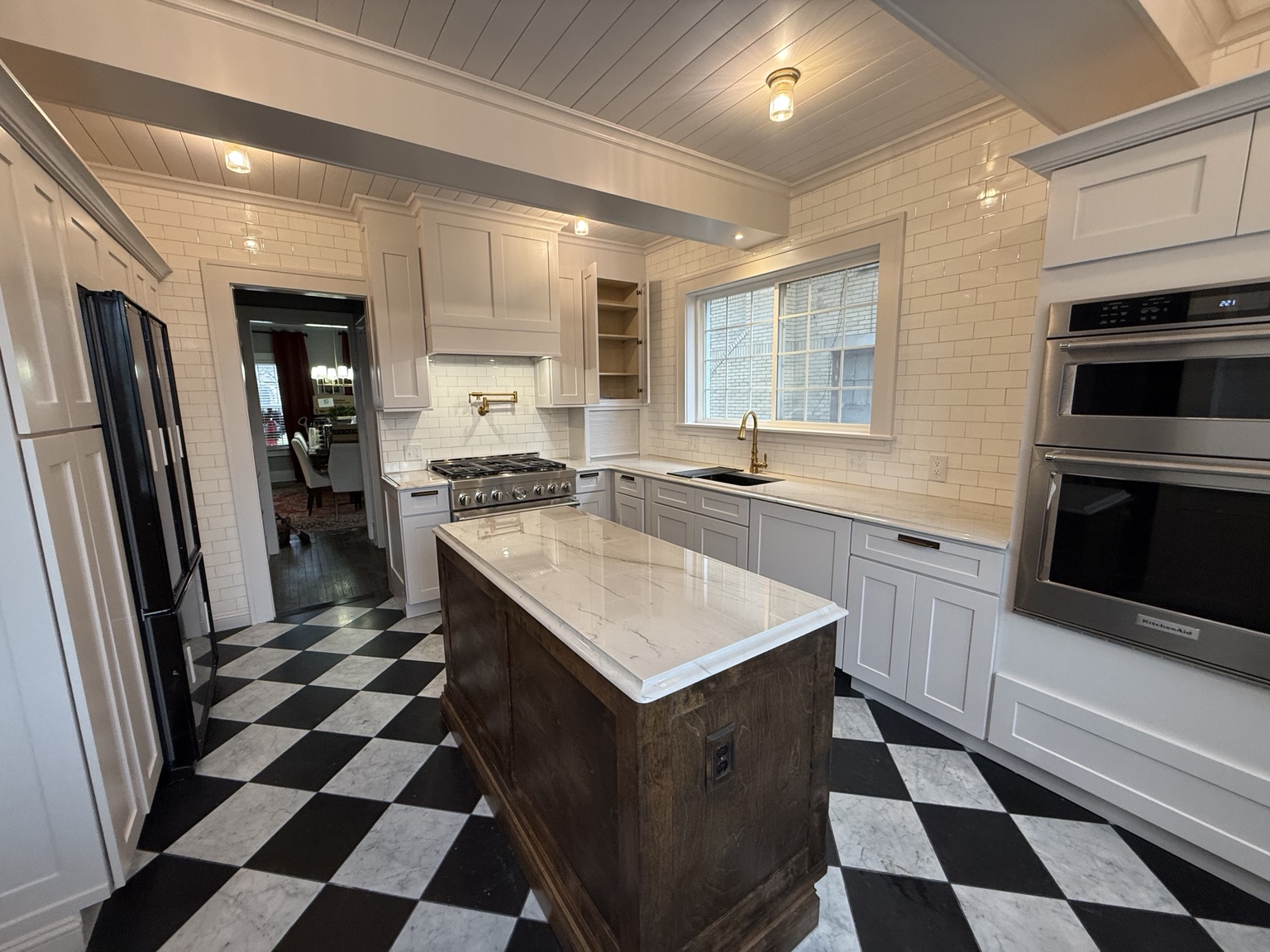 The finished Meeks House kitchen