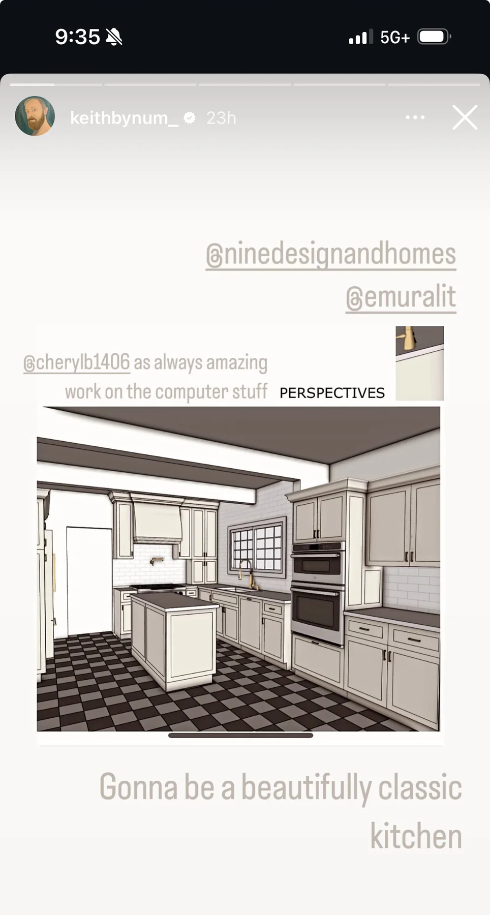 Kitchen rendering